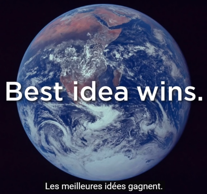 Best idea wins