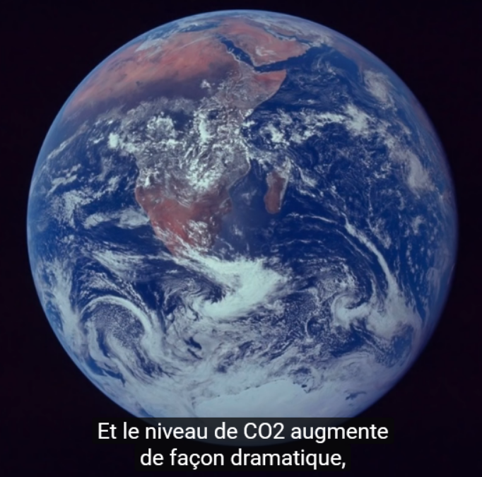 our planet CO2 increases dramatically